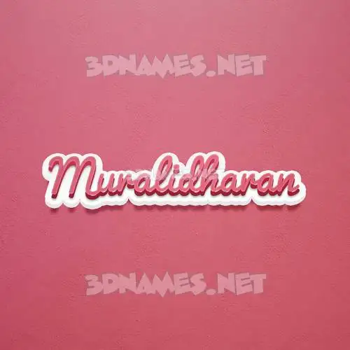 muralidharan in Red Scribble style - 3D name wallpaper muralidharan in Red Scribble style - 3D name wallpaper
