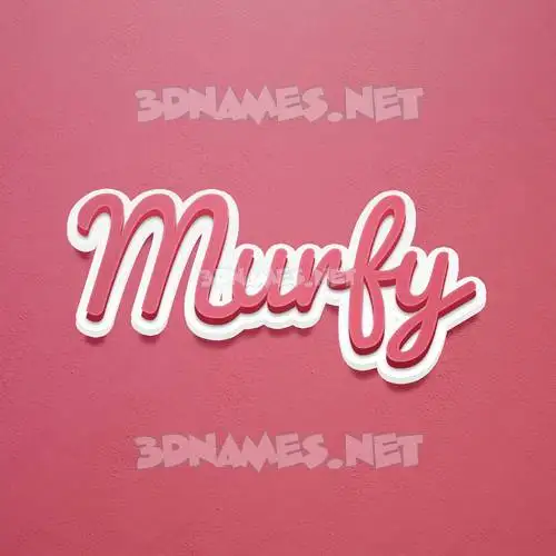murfy in Red Scribble style - 3D name wallpaper murfy in Red Scribble style - 3D name wallpaper