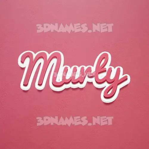murty in Red Scribble style - 3D name wallpaper murty in Red Scribble style - 3D name wallpaper