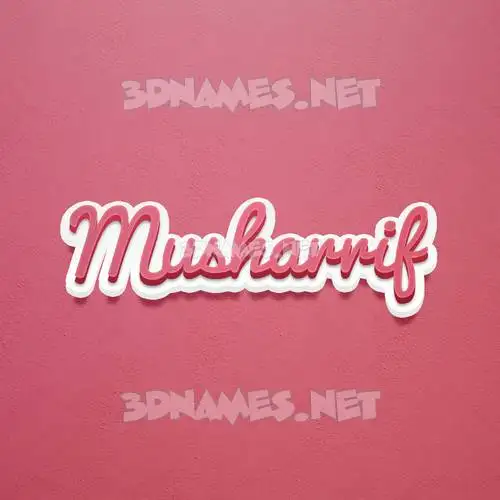 musharrif in Red Scribble style - 3D name wallpaper musharrif in Red Scribble style - 3D name wallpaper