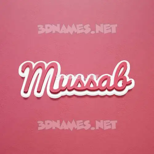 mussab in Red Scribble style - 3D name wallpaper mussab in Red Scribble style - 3D name wallpaper