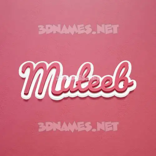 muteeb in Red Scribble style - 3D name wallpaper muteeb in Red Scribble style - 3D name wallpaper