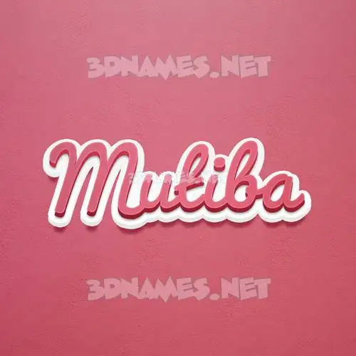 mutiba in Red Scribble style - 3D name wallpaper mutiba in Red Scribble style - 3D name wallpaper