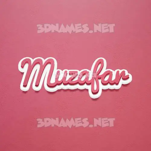 muzafar in Red Scribble style - 3D name wallpaper muzafar in Red Scribble style - 3D name wallpaper