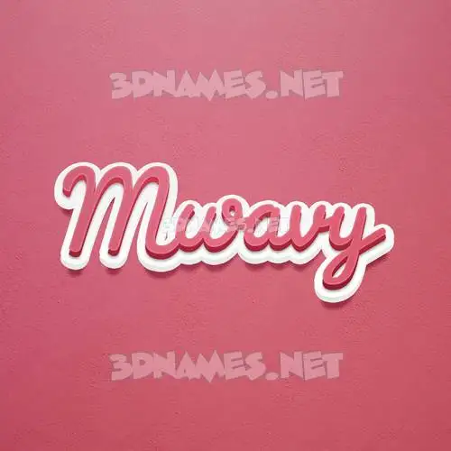 mwavy in Red Scribble style - 3D name wallpaper mwavy in Red Scribble style - 3D name wallpaper
