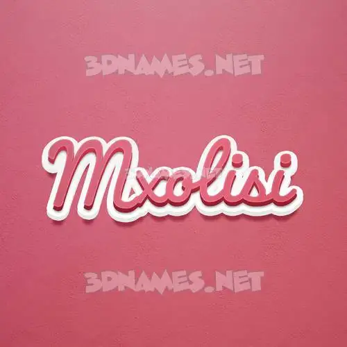 mxolisi in Red Scribble style - 3D name wallpaper mxolisi in Red Scribble style - 3D name wallpaper