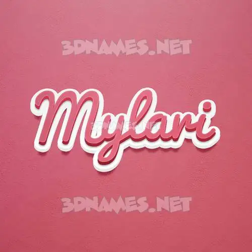 mylari in Red Scribble style - 3D name wallpaper mylari in Red Scribble style - 3D name wallpaper