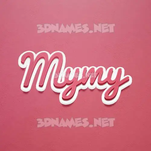 mymy in Red Scribble style - 3D name wallpaper mymy in Red Scribble style - 3D name wallpaper