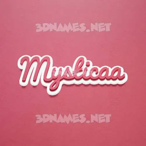 mysticaa in Red Scribble style - 3D name wallpaper mysticaa in Red Scribble style - 3D name wallpaper