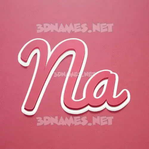 na in Red Scribble style - 3D name wallpaper na in Red Scribble style - 3D name wallpaper