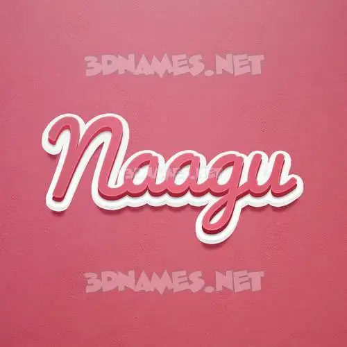 naagu in Red Scribble style - 3D name wallpaper naagu in Red Scribble style - 3D name wallpaper
