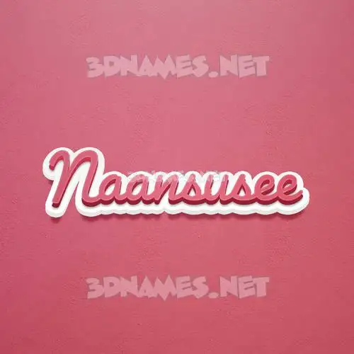 naansusee in Red Scribble style - 3D name wallpaper naansusee in Red Scribble style - 3D name wallpaper