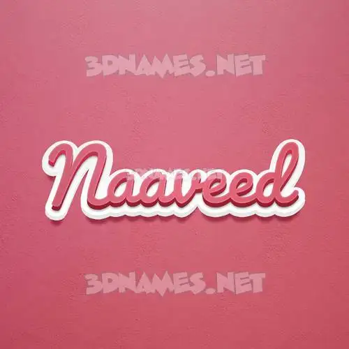 naaveed in Red Scribble style - 3D name wallpaper naaveed in Red Scribble style - 3D name wallpaper