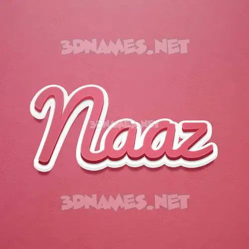 naaz in Red Scribble style - 3D name wallpaper naaz in Red Scribble style - 3D name wallpaper