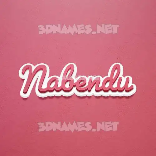 nabendu in Red Scribble style - 3D name wallpaper nabendu in Red Scribble style - 3D name wallpaper