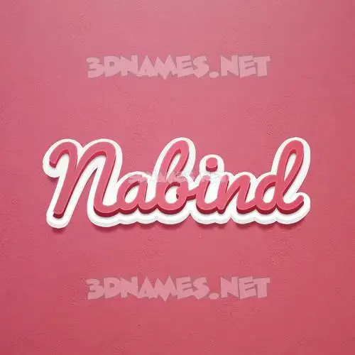 nabind in Red Scribble style - 3D name wallpaper nabind in Red Scribble style - 3D name wallpaper