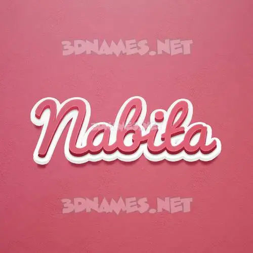 nabita in Red Scribble style - 3D name wallpaper nabita in Red Scribble style - 3D name wallpaper