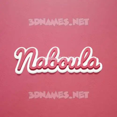 naboula in Red Scribble style - 3D name wallpaper naboula in Red Scribble style - 3D name wallpaper