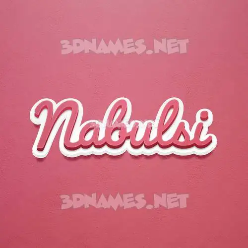nabulsi in Red Scribble style - 3D name wallpaper nabulsi in Red Scribble style - 3D name wallpaper