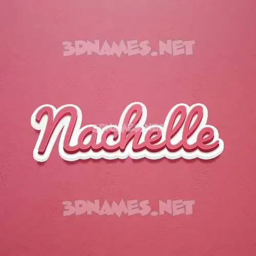 nachelle in Red Scribble style - 3D name wallpaper nachelle in Red Scribble style - 3D name wallpaper