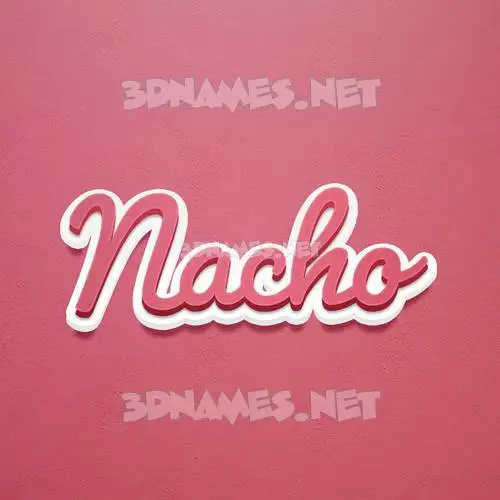nacho in Red Scribble style - 3D name wallpaper nacho in Red Scribble style - 3D name wallpaper