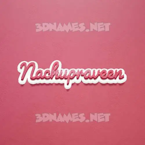 nachupraveen in Red Scribble style - 3D name wallpaper nachupraveen in Red Scribble style - 3D name wallpaper
