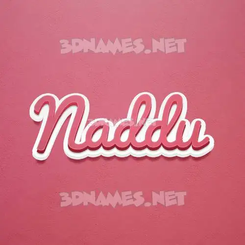naddu in Red Scribble style - 3D name wallpaper naddu in Red Scribble style - 3D name wallpaper