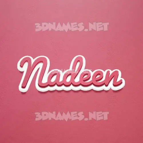 nadeen in Red Scribble style - 3D name wallpaper nadeen in Red Scribble style - 3D name wallpaper