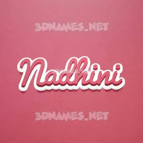 nadhini in Red Scribble style - 3D name wallpaper nadhini in Red Scribble style - 3D name wallpaper