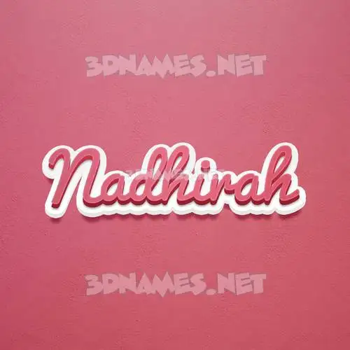 nadhirah in Red Scribble style - 3D name wallpaper nadhirah in Red Scribble style - 3D name wallpaper