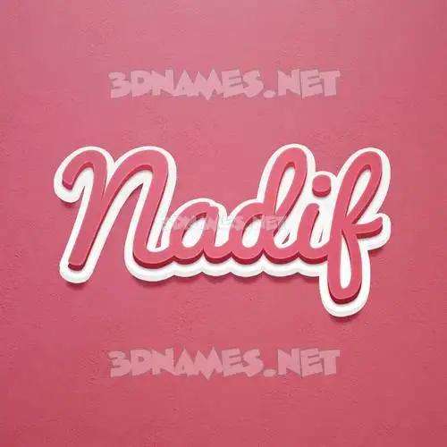 nadif in Red Scribble style - 3D name wallpaper nadif in Red Scribble style - 3D name wallpaper