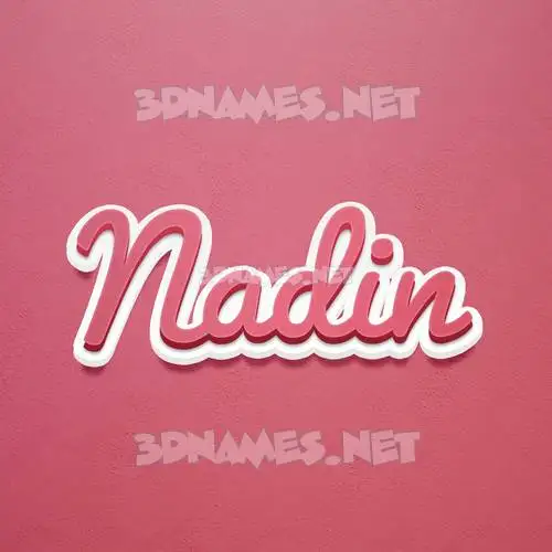 nadin in Red Scribble style - 3D name wallpaper nadin in Red Scribble style - 3D name wallpaper