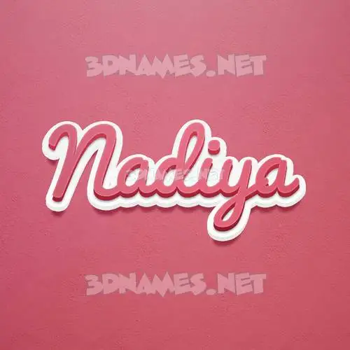 nadiya in Red Scribble style - 3D name wallpaper nadiya in Red Scribble style - 3D name wallpaper