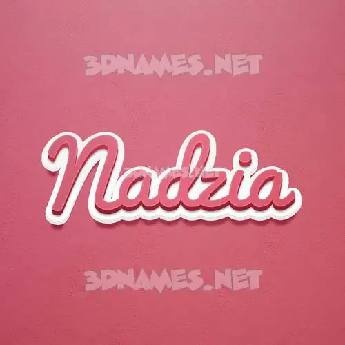 nadzia in Red Scribble style - 3D name wallpaper nadzia in Red Scribble style - 3D name wallpaper
