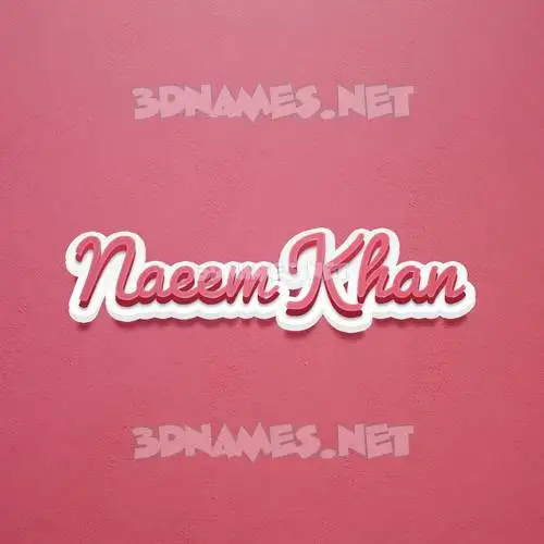 naeem khan in Red Scribble style - 3D name wallpaper naeem khan in Red Scribble style - 3D name wallpaper
