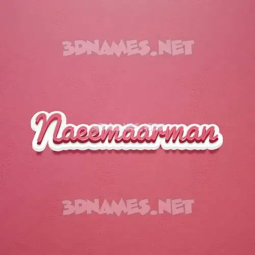 naeemaarman in Red Scribble style - 3D name wallpaper naeemaarman in Red Scribble style - 3D name wallpaper