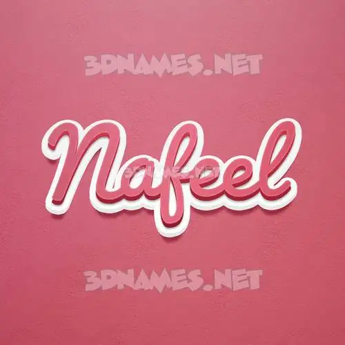 nafeel in Red Scribble style - 3D name wallpaper nafeel in Red Scribble style - 3D name wallpaper