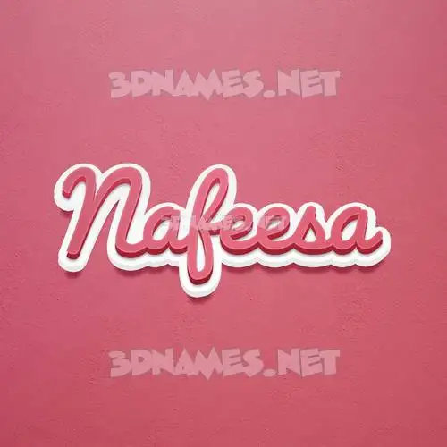 nafeesa in Red Scribble style - 3D name wallpaper nafeesa in Red Scribble style - 3D name wallpaper