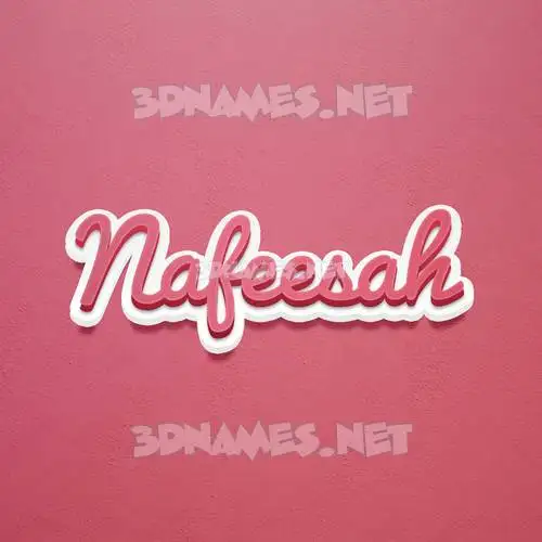 nafeesah in Red Scribble style - 3D name wallpaper nafeesah in Red Scribble style - 3D name wallpaper