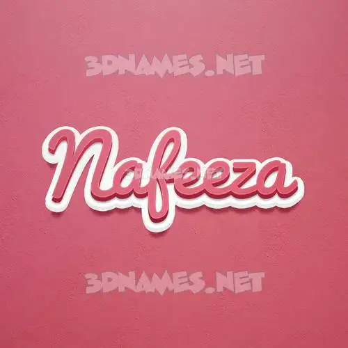 nafeeza in Red Scribble style - 3D name wallpaper nafeeza in Red Scribble style - 3D name wallpaper
