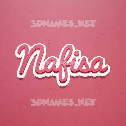 nafisa in Red Scribble style - 3D name wallpaper nafisa in Red Scribble style - 3D name wallpaper