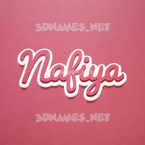 nafiya in Red Scribble style - 3D name wallpaper nafiya in Red Scribble style - 3D name wallpaper
