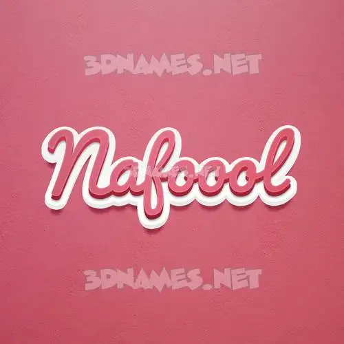 nafoool in Red Scribble style - 3D name wallpaper nafoool in Red Scribble style - 3D name wallpaper
