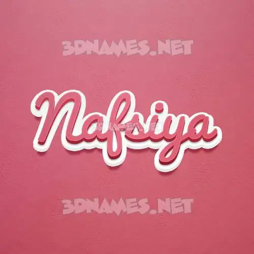 nafsiya in Red Scribble style - 3D name wallpaper nafsiya in Red Scribble style - 3D name wallpaper