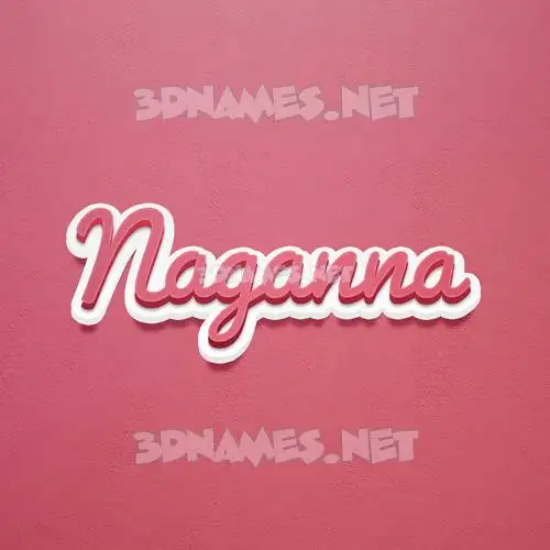 naganna in Red Scribble style - 3D name wallpaper naganna in Red Scribble style - 3D name wallpaper