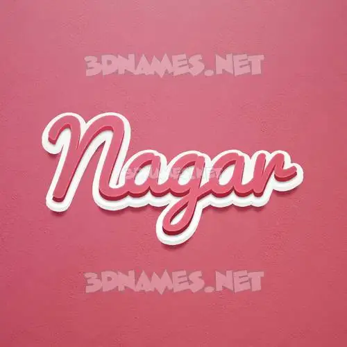 nagar in Red Scribble style - 3D name wallpaper nagar in Red Scribble style - 3D name wallpaper