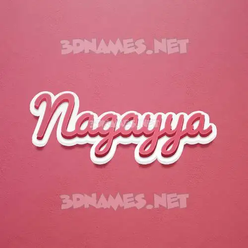 nagayya in Red Scribble style - 3D name wallpaper nagayya in Red Scribble style - 3D name wallpaper