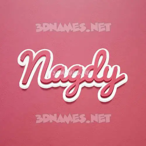nagdy in Red Scribble style - 3D name wallpaper nagdy in Red Scribble style - 3D name wallpaper