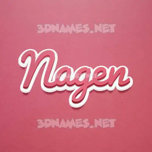 nagen in Red Scribble style - 3D name wallpaper nagen in Red Scribble style - 3D name wallpaper