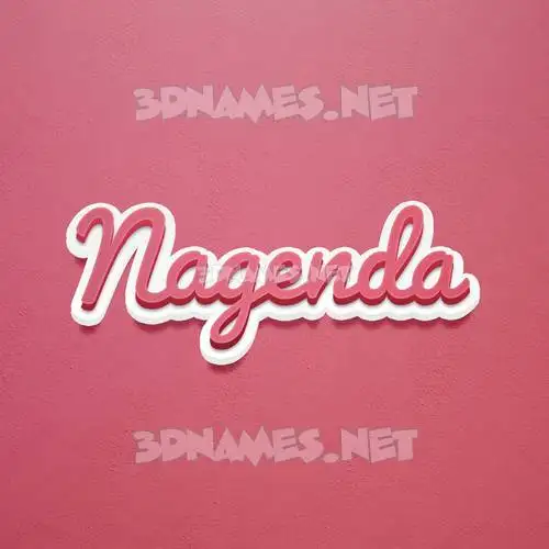 nagenda in Red Scribble style - 3D name wallpaper nagenda in Red Scribble style - 3D name wallpaper